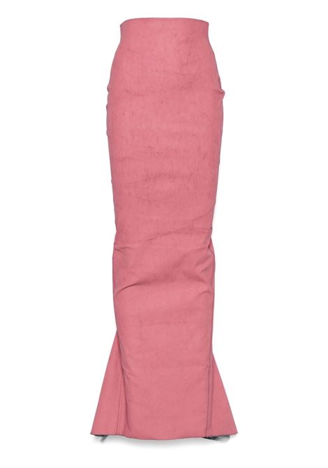 Pink Al Pillar maxi skirt Rick owens - women RICK OWENS | Skirts | RO02D3386SMT23